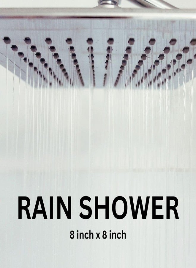 SAMANEA RS88 Rain shower 8 inch x 8 inch without arm (ABS, Chrome) - Image 2